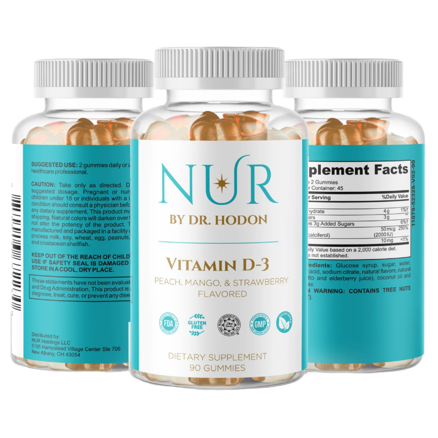 Nur By Dr. Hodon Vitamin D3 Gummies